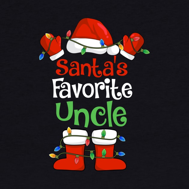Santa's Favorite Uncle Funny Christmas Pajamas by cloverbozic2259lda